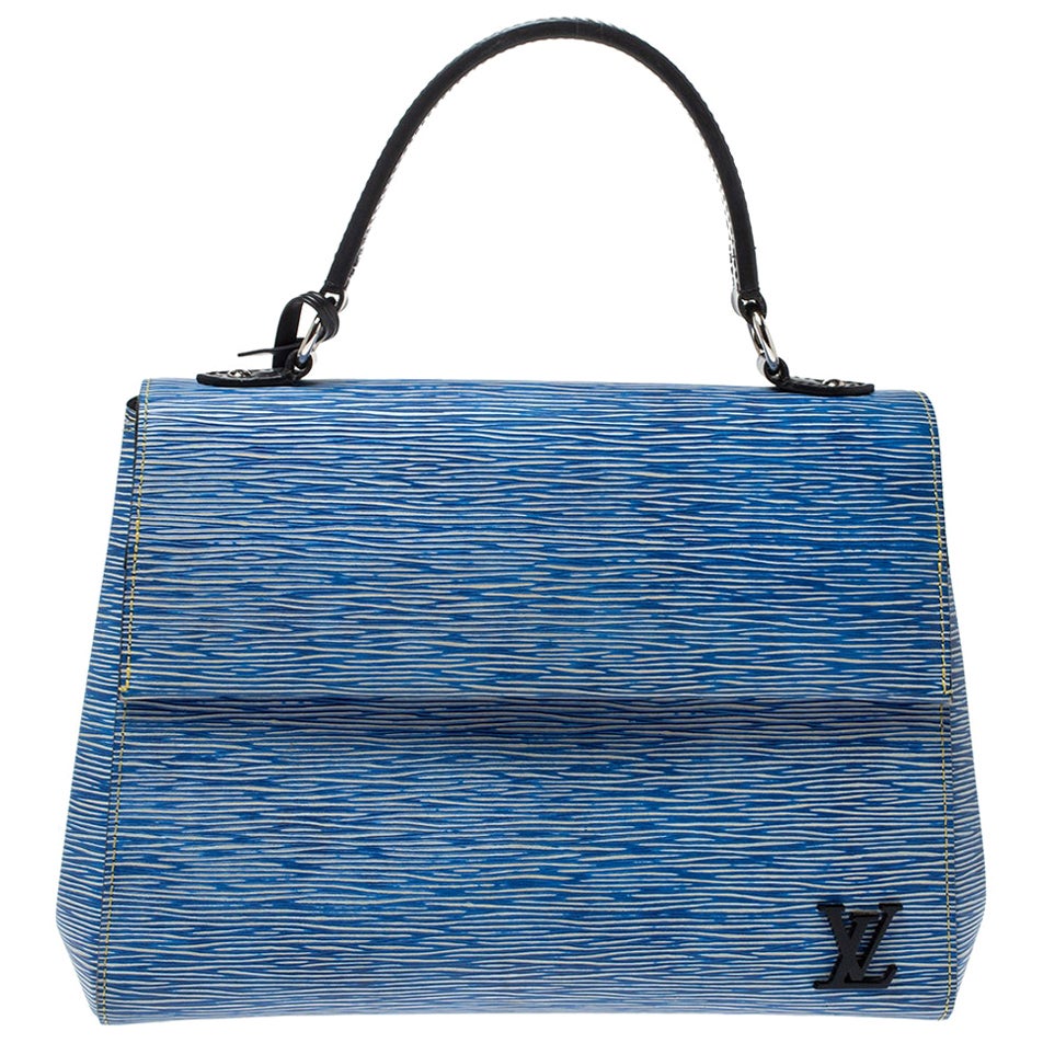 Louis Vuitton Vintage Toledo Blue Epi Leather Speedy 25 Boston Bag For ...