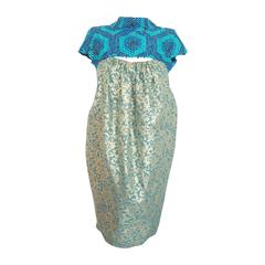 2011 Burberry Prorsum Damask and stud bubble dress 12