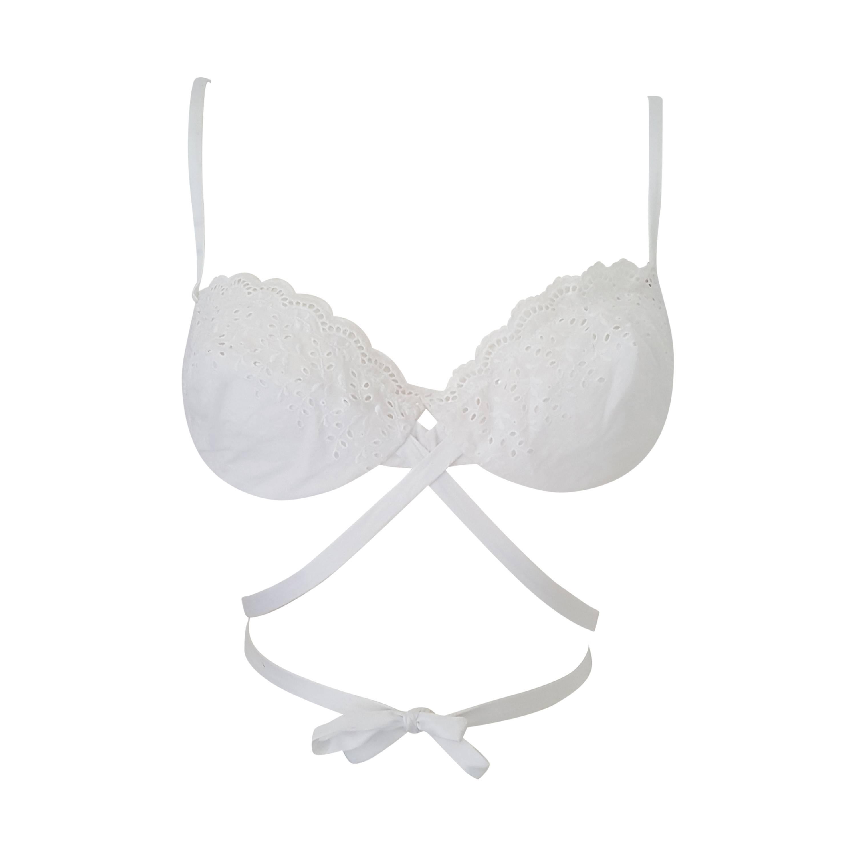 Reggiseno anni 2000 Dolce & Gabbana bianco NWOT