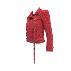Chanel Tweed Biker Jacket