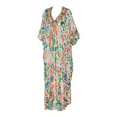 Vintage 1970s Lucie Ann  caftan