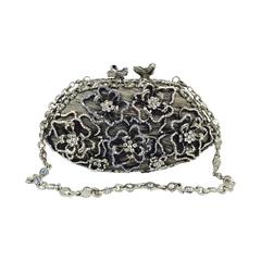 Edidi Aurora Borealis Swarovski Crystal Evening Bag