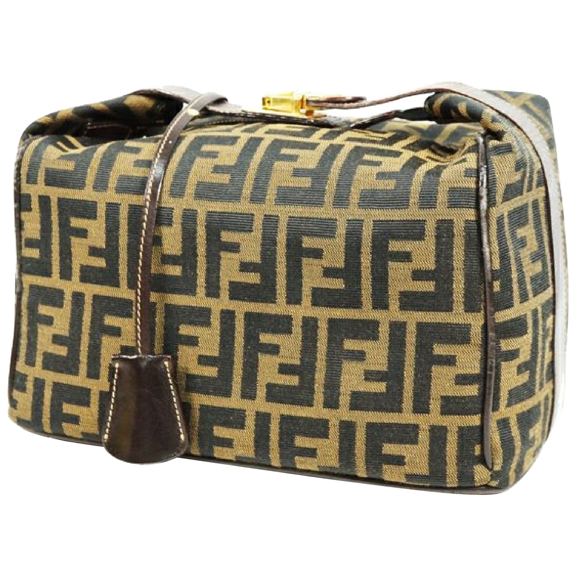Fendi 2Jours Handbag Woven Raffia Petite at 1stDibs