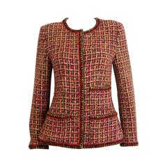 Early-2000's Classic Chanel Pink Tweed Jacket