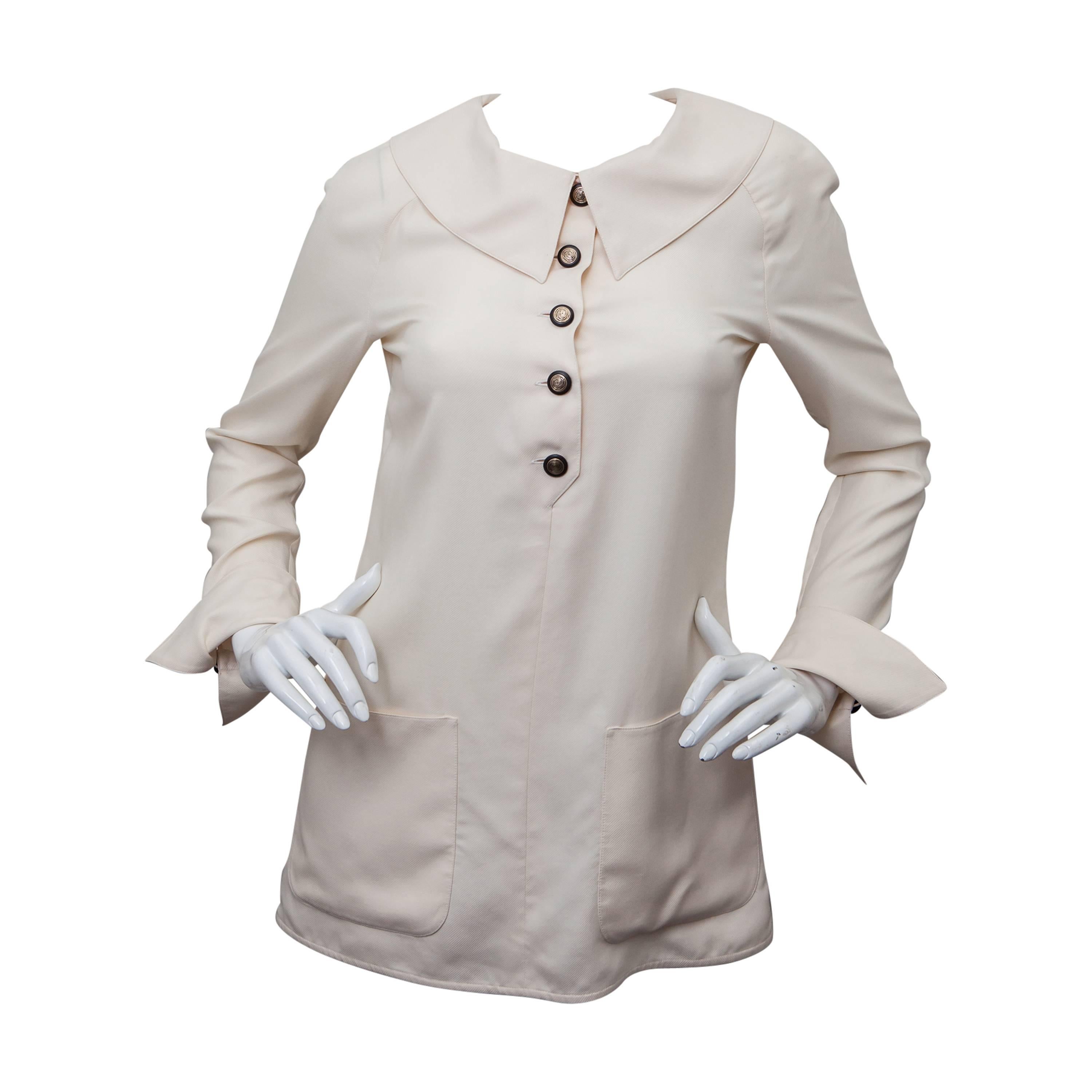 Valentino Boutique Cream Blouse 