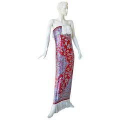 Rare Maison Margiela Beaded Tapestry Gown 11