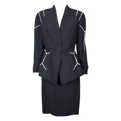 Mugler Honeycomb Motif Suit