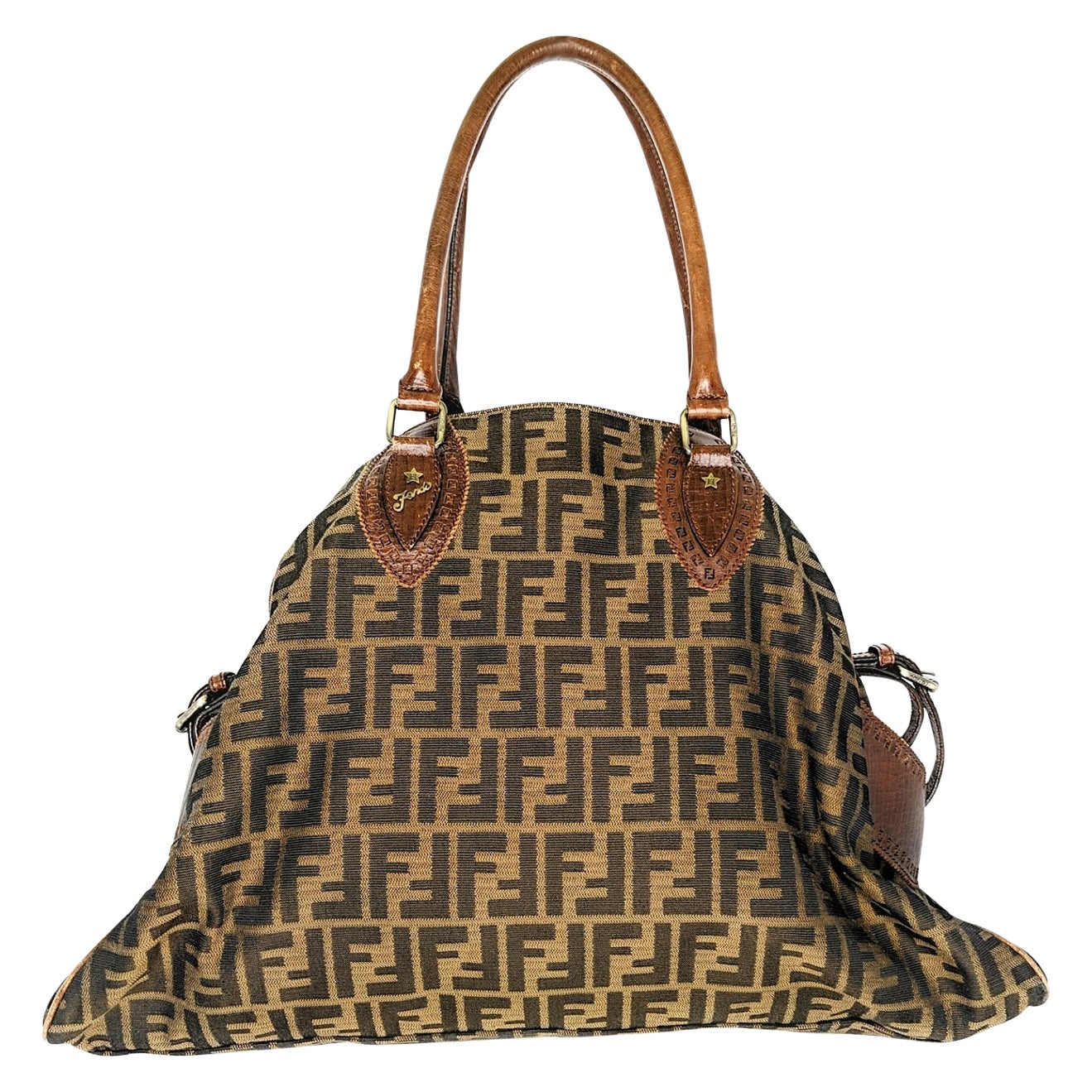 Fendi Straw Wicker Handbag With Leather Case NEW at 1stDibs