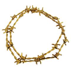 Agent Provocateur Jewelled Barbed Wire Necklace
