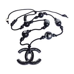 Chanel  ✿*ﾟSO BEAUTIFUL" Oversized  Carving Flower Resin  Long Bracelet Necklac
