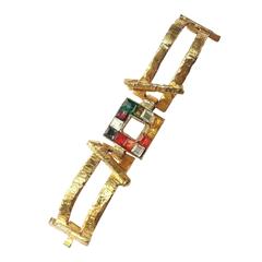 1990's Christian Lacroix multi coloured bracelet