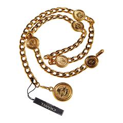 Chanel vintage medallion belt or necklace Rue Cambon