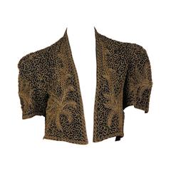 1930s Metal Embroidered Jacket