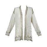 Unworn Fabrice Vintage Sequin + Beaded Flapper Kimono Jacket or Duster
