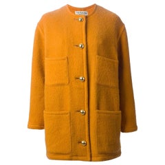 Manteau en laine jaune Guy Laroche