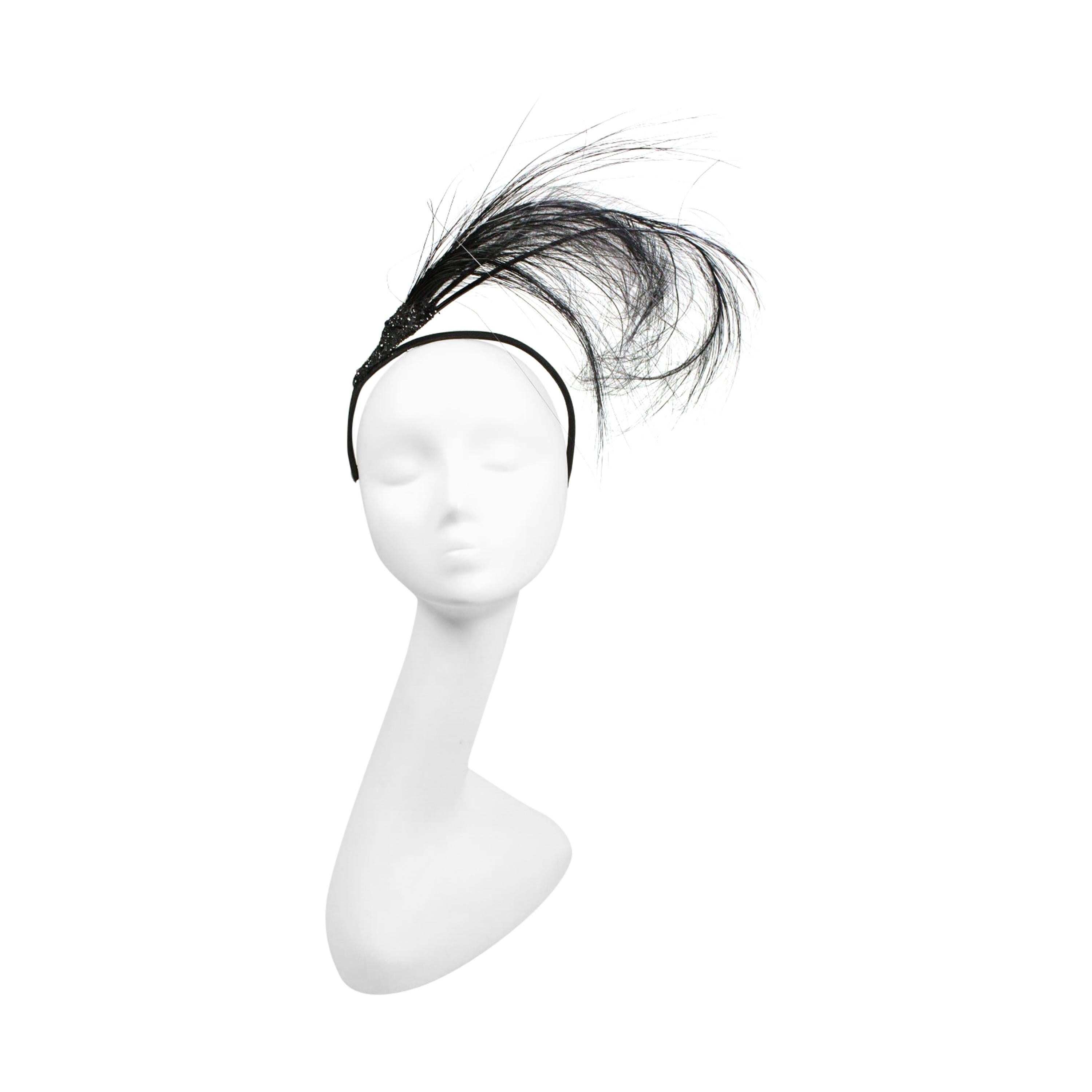 Eric Javitz Dramatic Feather Headpiece