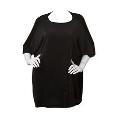 Gucci Black Tunic Top with Crystal Front Detail 12