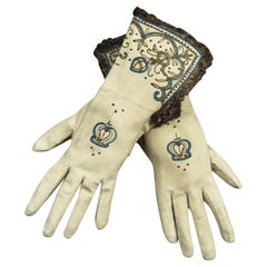 Gants Beige