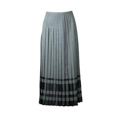 Celine Pleated Ribbon Trim Skirt