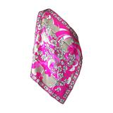 Emilio Pucci Hot Pink Floral Scarf