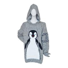 CHANEL "Penguin" Hoodie  Sweater "07 Collection Unisex 38 Seen On Miroslava Duma