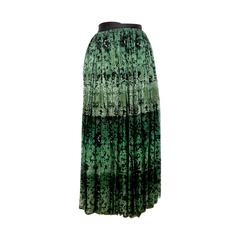 Mary Katrantzou AW 2011 Runway Emerald Printed Wrap-Skirt