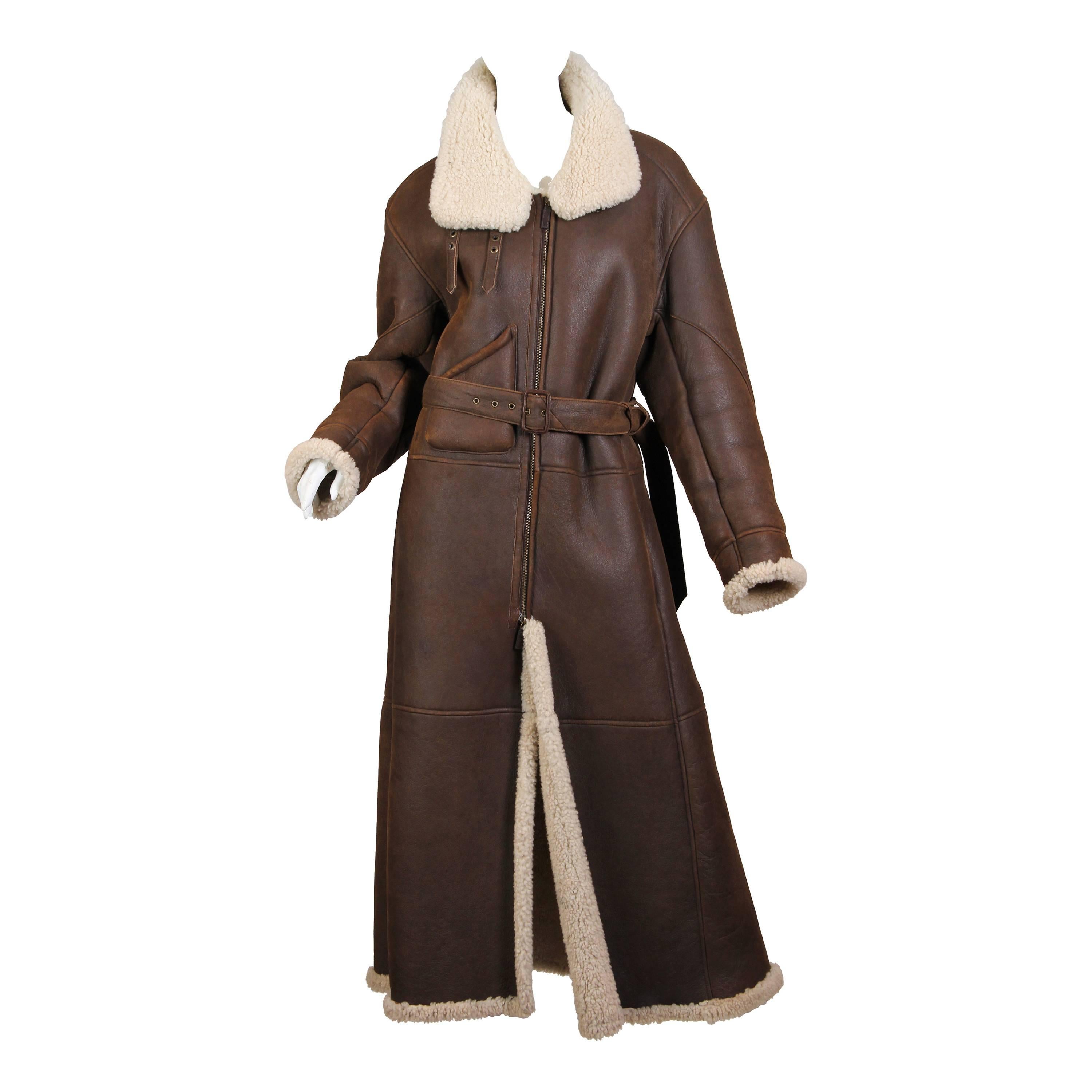 Ralph Lauren Purple Label Shearling-Mantel