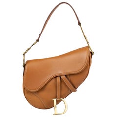 Christian Dior Brown Saddle Bag