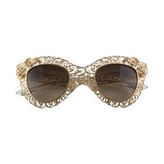 Dolce & Gabbana Golden Filigree Sunglasses