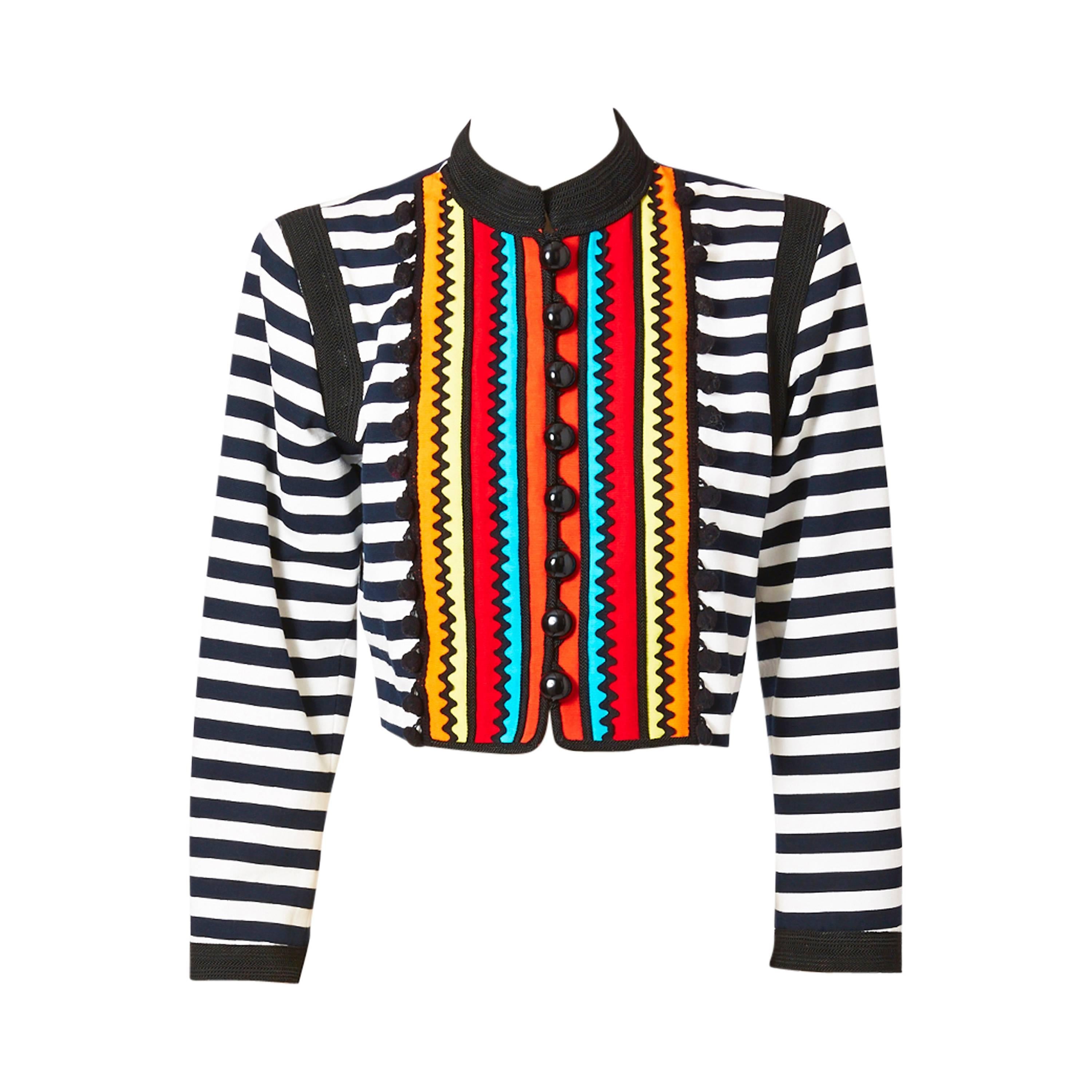 Yves Saint Laurent Fantasy Cropped Jacket