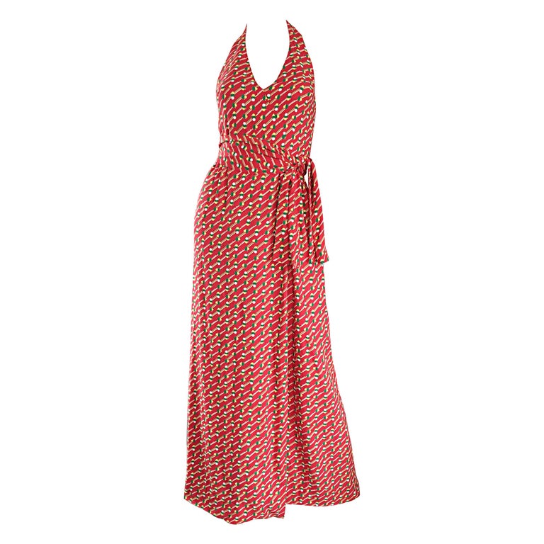 sachin and babi light blue dress PUCCI Marmo Halterneck Satin Jersey Maxi Dress in Blue main image 1