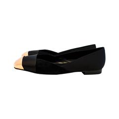 Hermes Ladies' Satin Suede Ballerina Flat Shoes 40 or 9.5 or 10 Below Retail