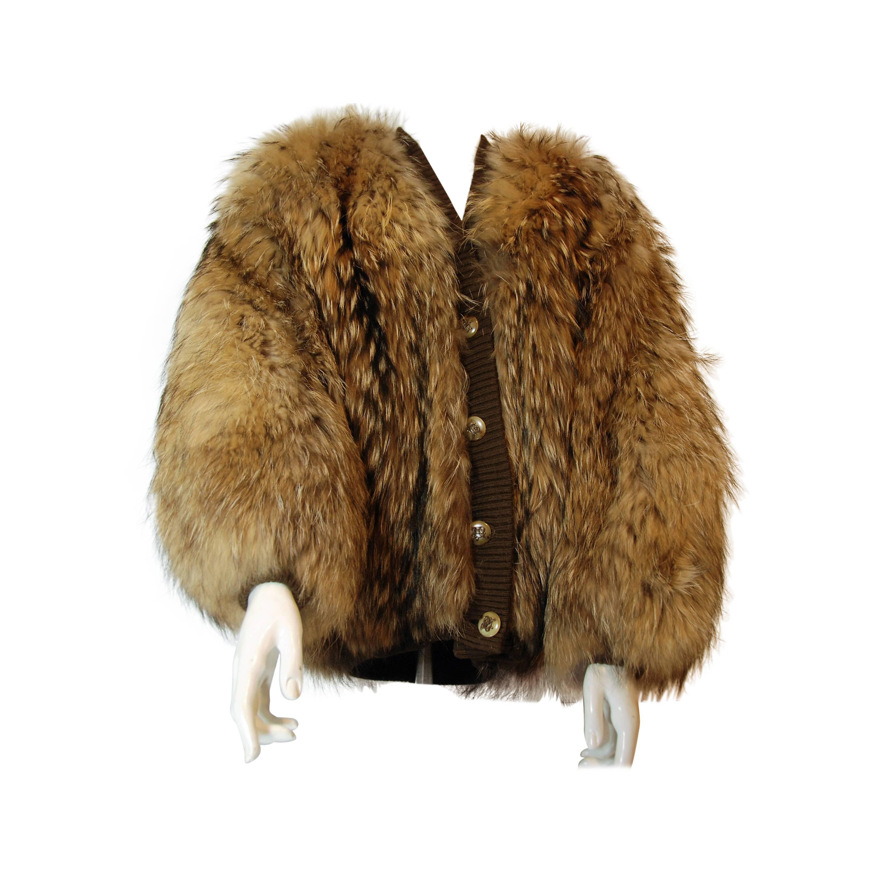 2000s Hermes Tunaki Fur Jacket For Sale