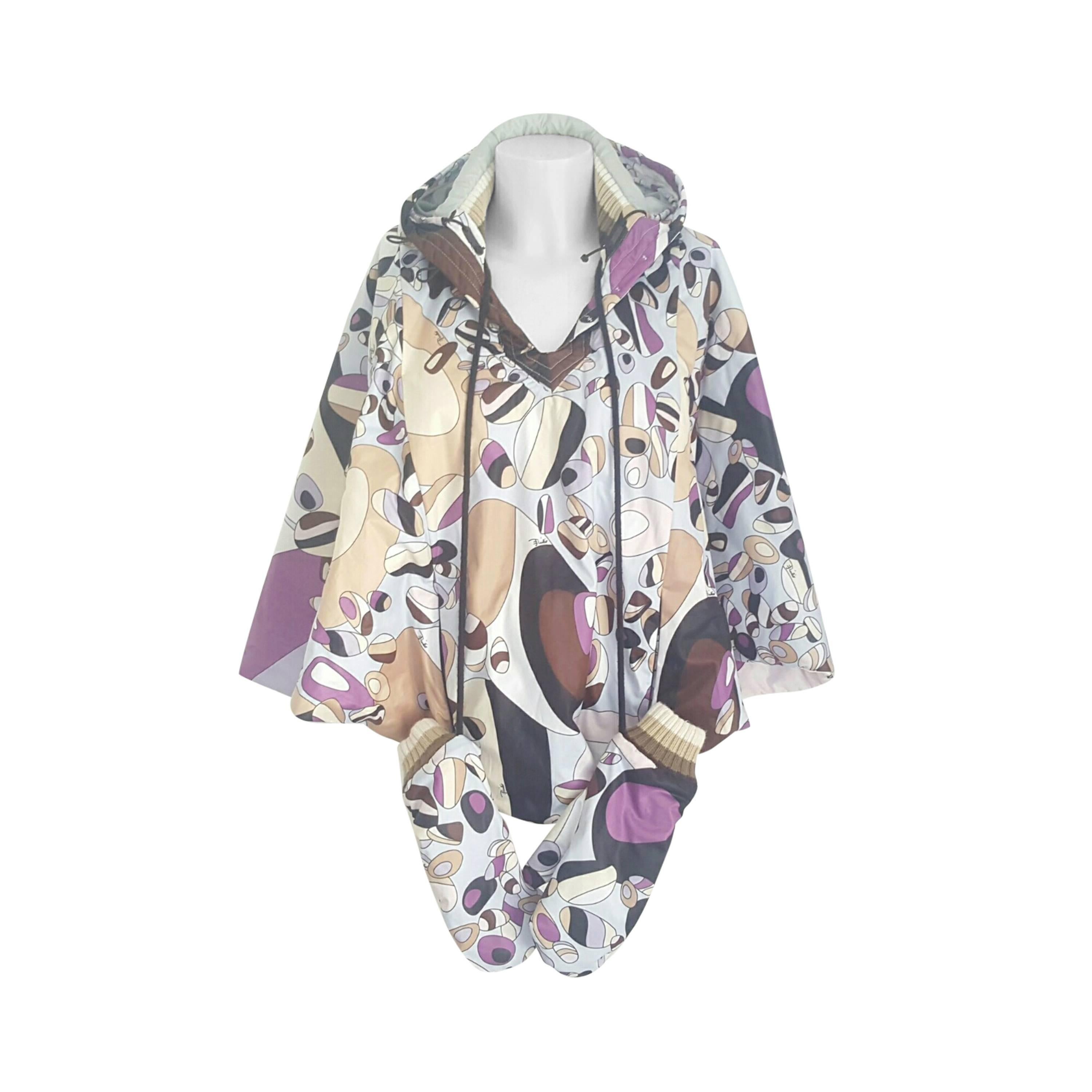 1990s Emilio Pucci cape with gloves