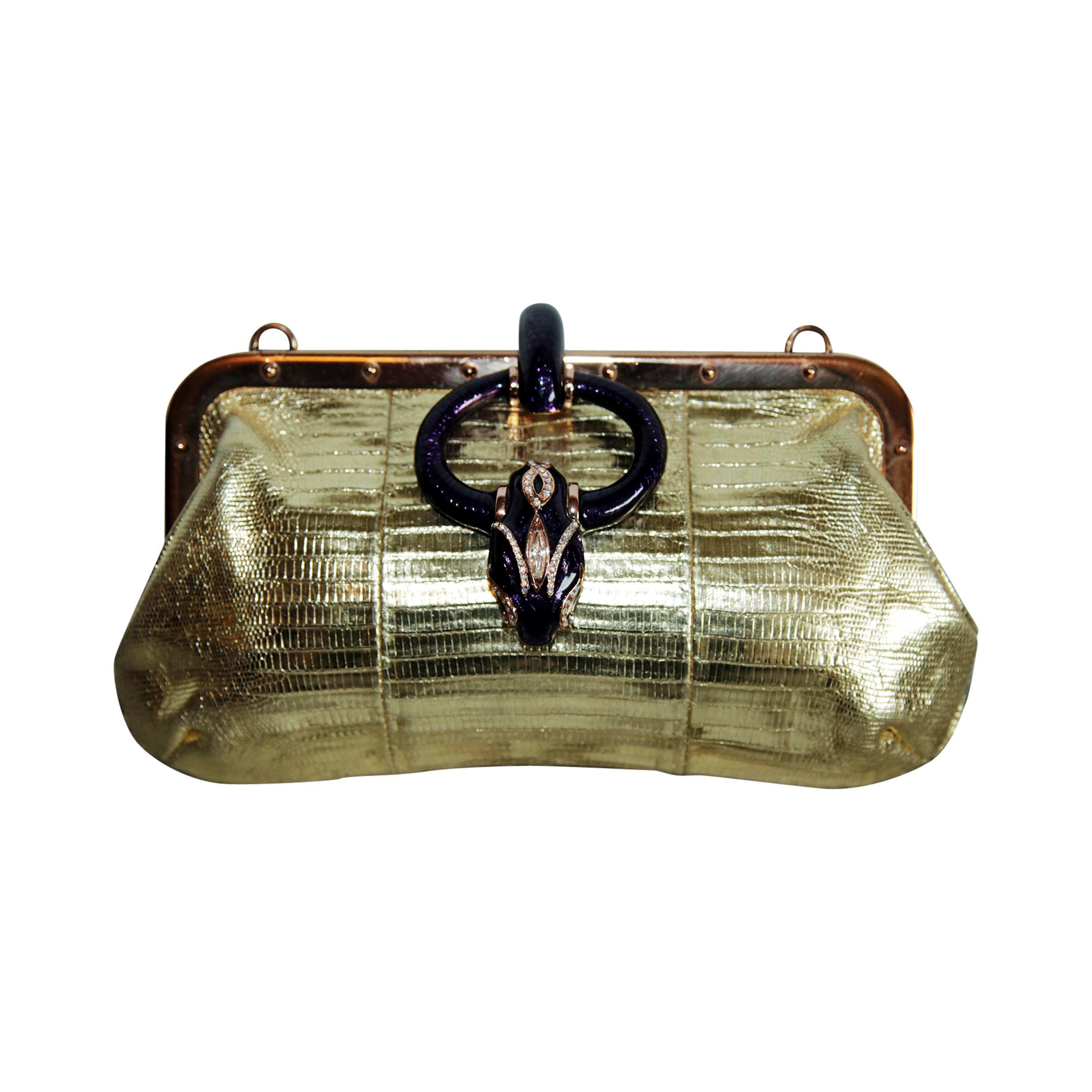 Iconic Tom Ford Gucci SS 2004 Python & Crystal Runway & Ad Campaign Bag!