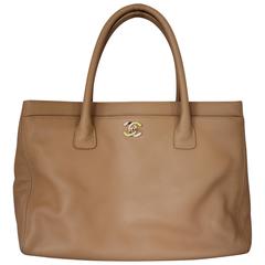 Chanel Nude Caviar Leather Cerf Tote - GHW - 2004