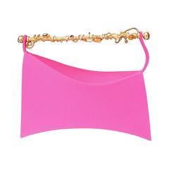 1990s Christian Lacroix Haute Couture Pink Evening Bag
