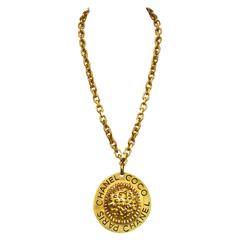 Chanel Brutalist Medallion Necklace 