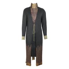 Roberto Cavalli Art Collection Dress and Long Cardigan 10