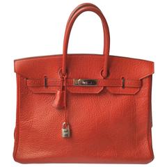 Hermes Birkin - Red Buffalo - 2002 - Rare