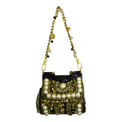 2014 Dolce & Gabbana Petit sac Sicily avec perles