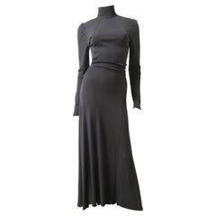 Jean Paul Gaultier Graues Kleid mit Reißverschluss 1990er