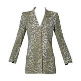 Emanuel Ungaro Vintage Leopard Print Wool Blazer Jacket
