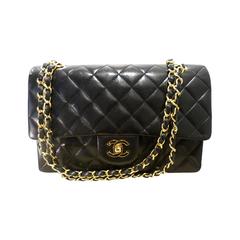 Chanel Black Leather Model 2.55 Crossbody Bag