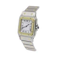 Cartier Santos Galbee 18kt Yellow Gold and Stainless Steel Two-Tone Watch