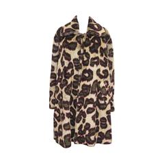 Vivienne Westwood Men's faux fur cheetah print coat, c. 1989 4