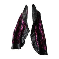 Vintage Givenchy Dramatic Silk Stole