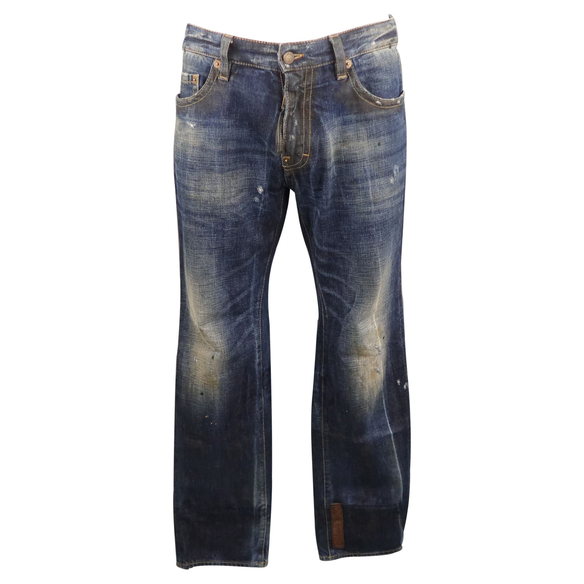 New DSQUARED2 *SKATE MOSS* ICE SKATE BLACK LEATHER BOOTS at 1stDibs