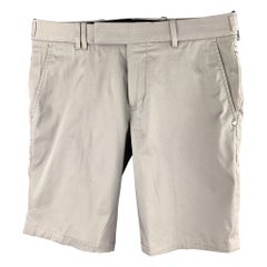 RALPH LAUREN Black Label Size 28 Gray Cotton Zip Fly Shorts