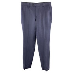 JOHN VARVATOS Größe 30 x 30 Marineblaue Hose mit offener Taille aus Baumwolle